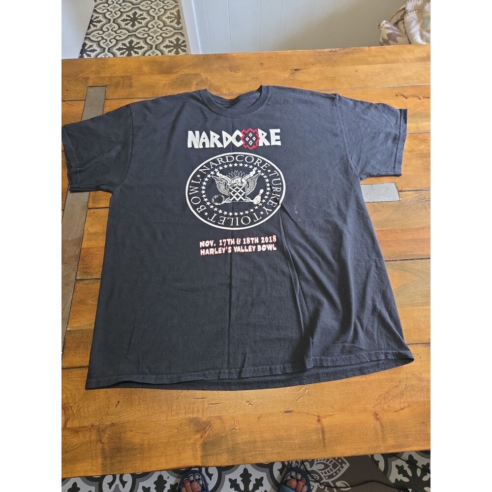 nardcore turkey toilet bowl shirt california punk hardcore socal bands XXL